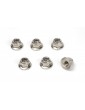 M4 Flanged Lock Nuts (6pcs)