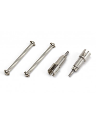Rear Axle and Drive Shafts (Steel/2pcs)