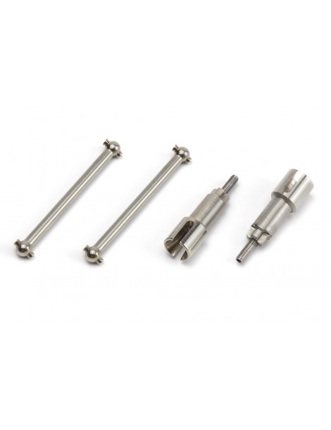 Rear Axle and Drive Shafts (Steel/2pcs)