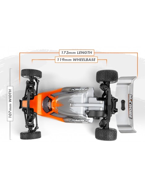 Maverick Microbe 1/24th Buggy - Orange