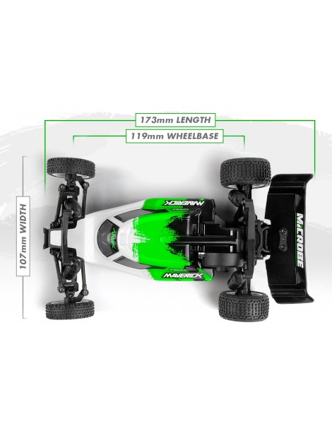 Maverick Microbe 1/24th Buggy - Green