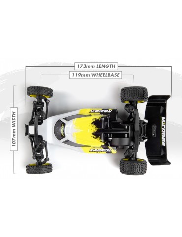 Maverick Microbe 1/24th Buggy - Yellow