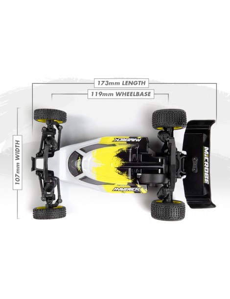 Maverick Microbe 1/24th Buggy - Yellow