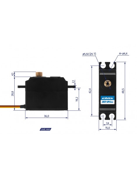 GO-24MG (0.07s/60 , 4.5kg.cm)
