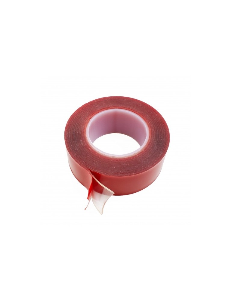 Clear Double-Sided Tape Roll, 25x3000mm