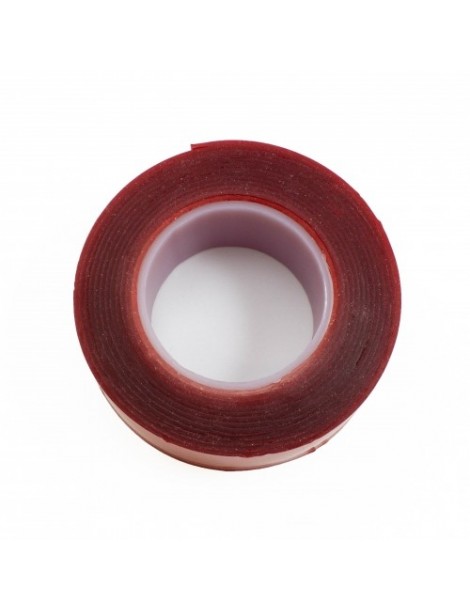 Clear Double-Sided Tape Roll, 25x3000mm