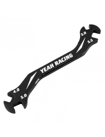 Aluminum 7075 Turnbuckle Wrench 3mm 4mm 5mm 5.5mm Black