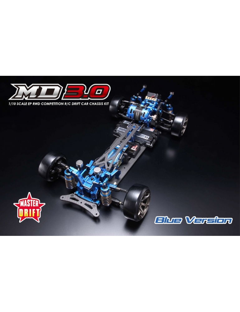 RC drifto važiuoklė Yokomo Master Drift MD3.0 Limited Blue Version
