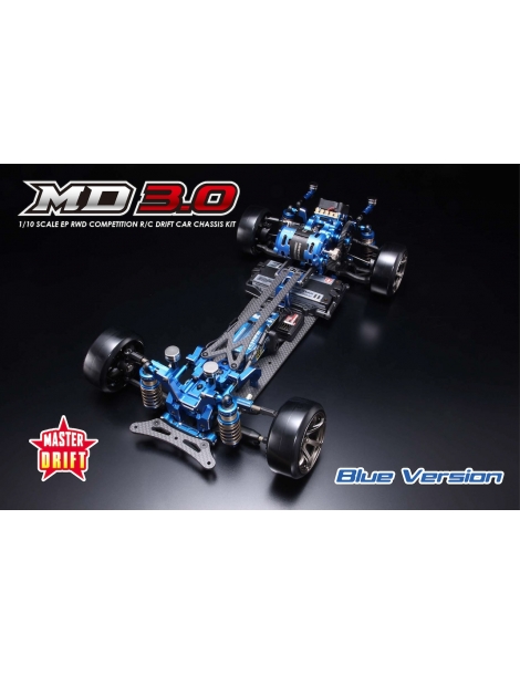 RC drifto važiuoklė Yokomo Master Drift MD3.0 Limited Blue Version