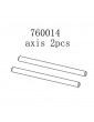 Rear Wheels Axis, 2 Pcs.