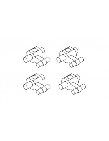 Left and right components 4pcs