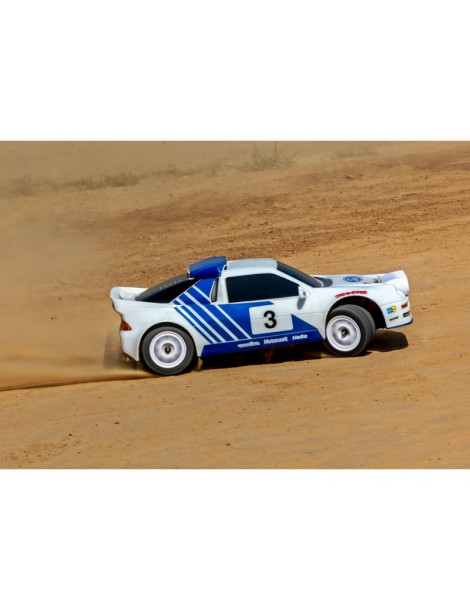 Traxxas Mini Rally Ford RS200 1:12 4WD VXL RTR gray