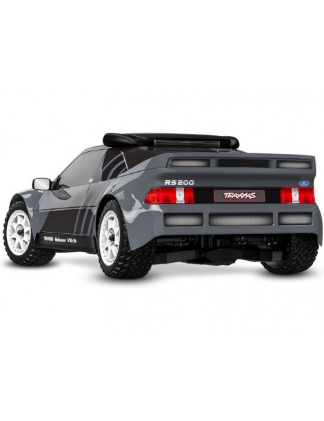 Traxxas Mini Rally Ford RS200 1:12 4WD VXL RTR gray