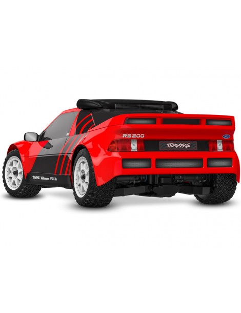 Traxxas Mini Rally Ford RS200 1:12 4WD VXL RTR gray