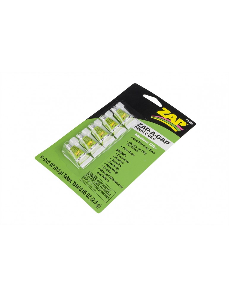 CA klijai ZAP-A-GAP Medium 0,5 g 5 vnt. – CyborgShop