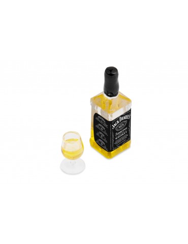 1/10 Mini whiskey with glass for RC Crawler