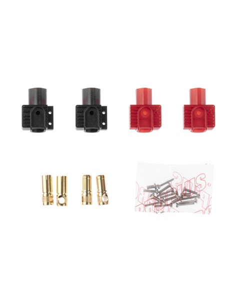SupraX D7 7808 Goblin Heli Solder-less connector Right angle (2pairs)