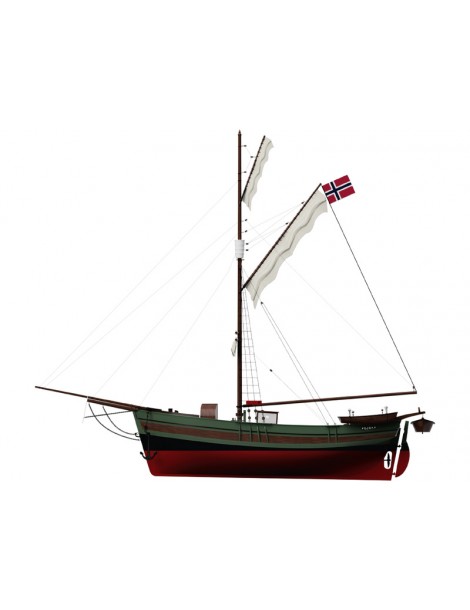 Modell-Tec Research Sailing Vessel Gjoa 1:50 kit