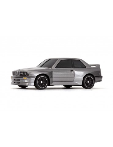 RC modelis nano-TTR BMW M3 E30 Ravaglia 1:64 sidabro spalvos – CyborgShop