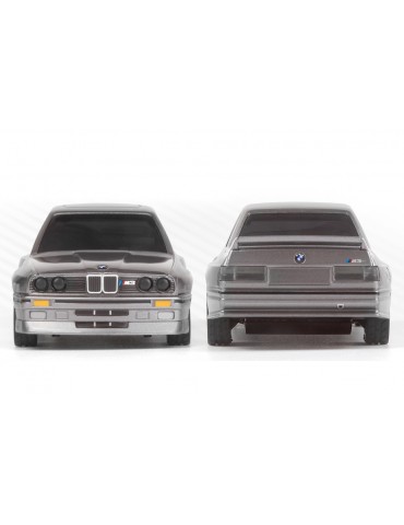 RC modelis nano-TTR BMW M3 E30 Ravaglia 1:64 sidabro spalvos – CyborgShop