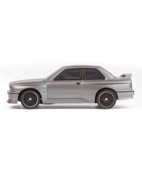RC modelis nano-TTR BMW M3 E30 Ravaglia 1:64 sidabro spalvos – CyborgShop