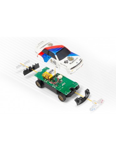 RC modelis nano-TTR BMW M3 E30 Warsteiner 1:64 – CyborgShop