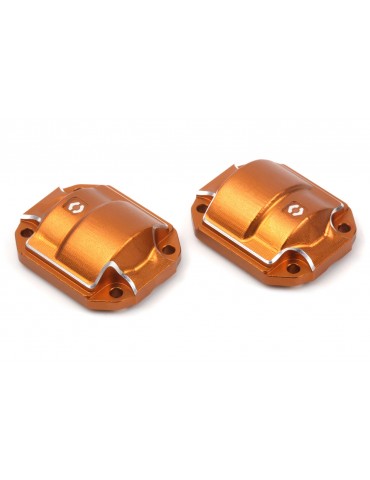 Aluminum Diff Cover (Orange/2pcs)