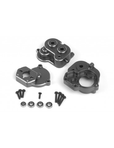 Aluminum Center Gear Box Set (Gunmetal)