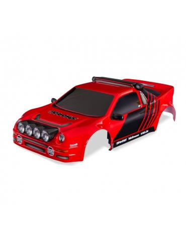 Traxxas Body, Ford RS200 (red)