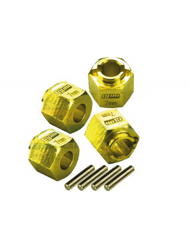 7 mm +1.5 mm žalvariniai šešiakampiai TRX-4M – CyborgShop