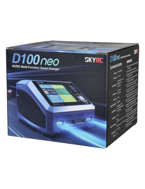 RC įkroviklis SKY RC D100 Neo 2×100W LiPo 1–6S – CyborgShop