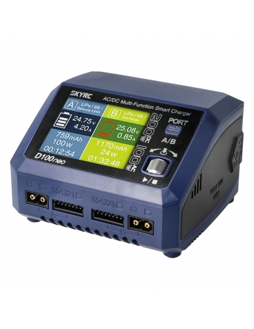 RC įkroviklis SKY RC D100 Neo 2×100W LiPo 1–6S – CyborgShop