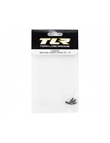 TLR Ball Stud, 4.8mm x 6mm...