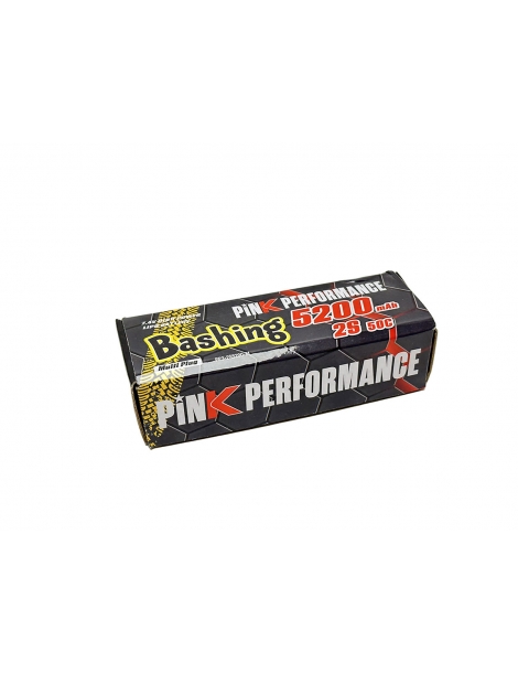 RC akumuliatorius LiPo 2S 7.4V 5200mAh Pink Performance – CyborgShop