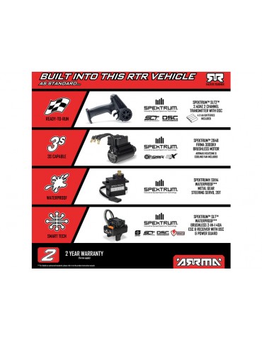 RC modelis Mini Kraton 3S BLX 1:16 RTR ARRMA – CyborgShop