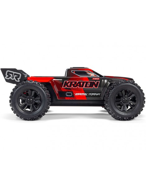 Arrma 1/16 Mini Kraton 3S DSC BLX 4WD RTR Basic Black/Red