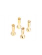 4 mm baterijos jungtys 18 mm auksu dengtos 4 vnt RC – CyborgShop