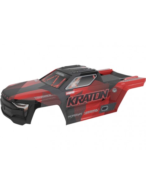 Arrma MINI KRATON Body, Black/Red