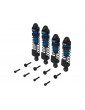 Arrma Shock Set, Front/Rear Assembled, TBC cSt Oil, Blue (4Pcs): MINI