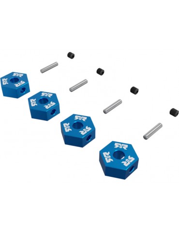 Arrma 12mm Metal Wheel Hex Set (4), Blue