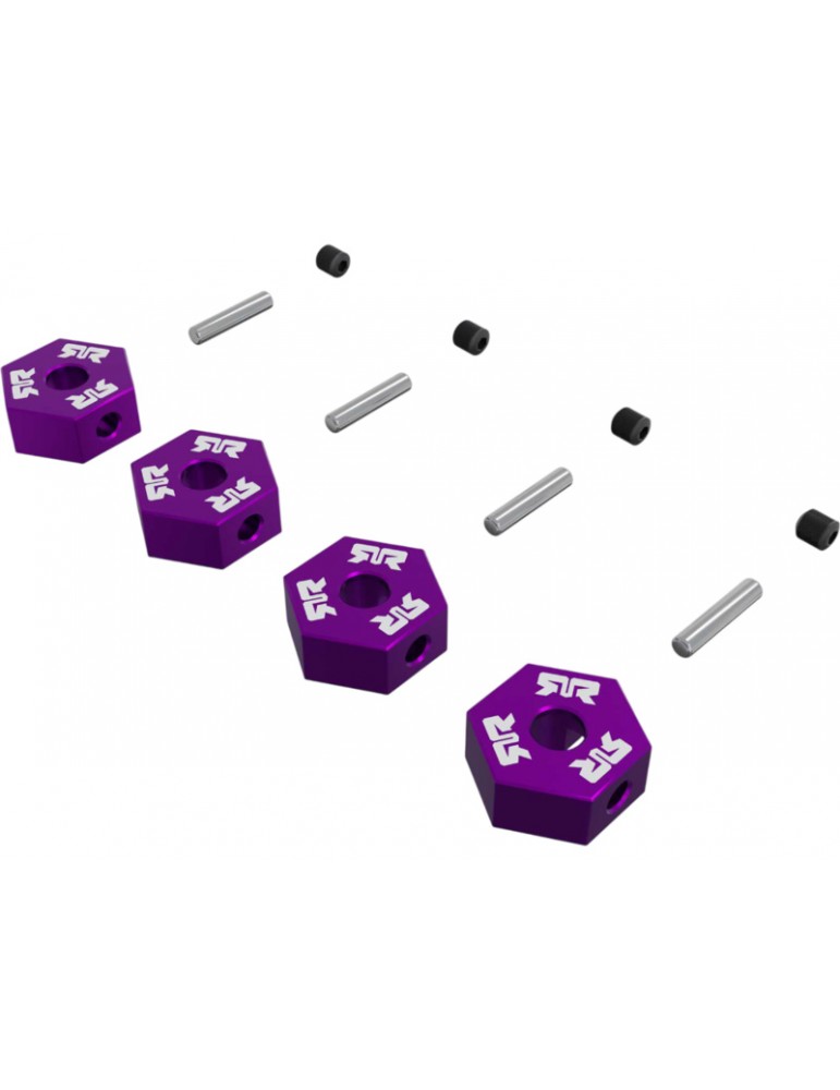 Arrma 12mm Metal Wheel Hex Set (4), Purple