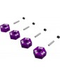 Arrma 12mm Metal Wheel Hex Set (4), Purple