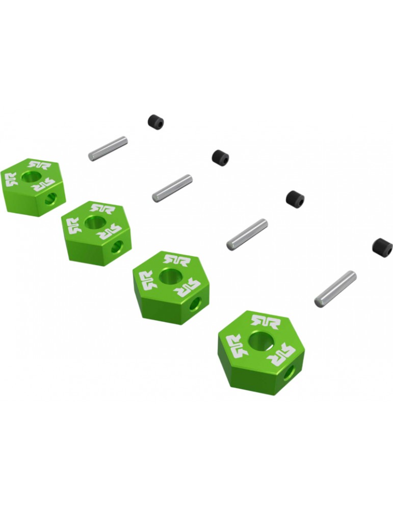 Arrma 12mm Metal Wheel Hex Set (4), Green