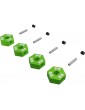 Arrma 12mm Metal Wheel Hex Set (4), Green