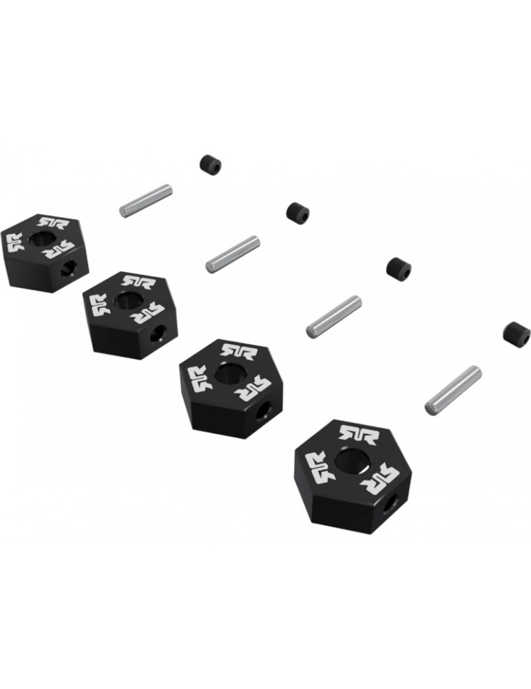 Arrma 12mm Metal Wheel Hex Set (4), Black