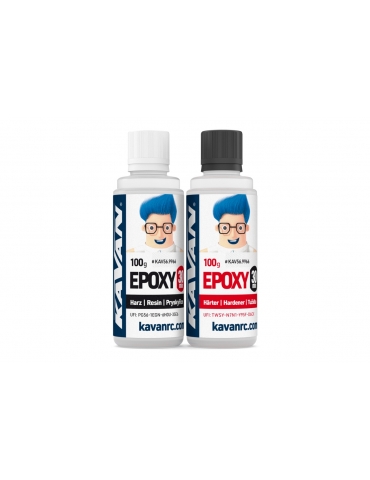 Epoksidiniai klijai 30 min 2x100 g skaidrūs – CyborgShop