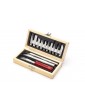 Hobby Knife Set - Wooden Box