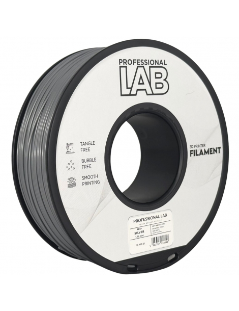 ABS+ siūlai sidabro spalvos 1.75 mm 1 kg Professional Lab – CyborgShop