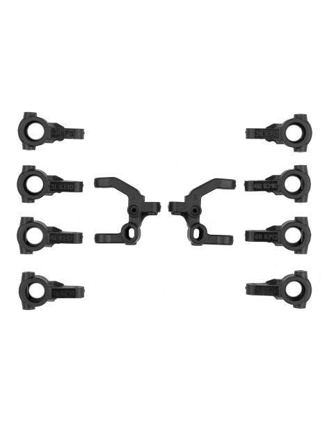 RC10B7.1 Caster and Steering Block Set