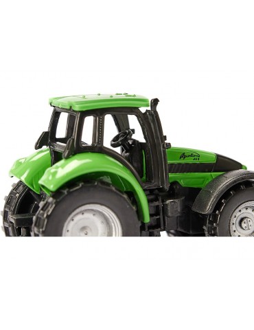 SIKU Blister - DEUTZ-FAHR with Fortuna 4-wheel-trailer